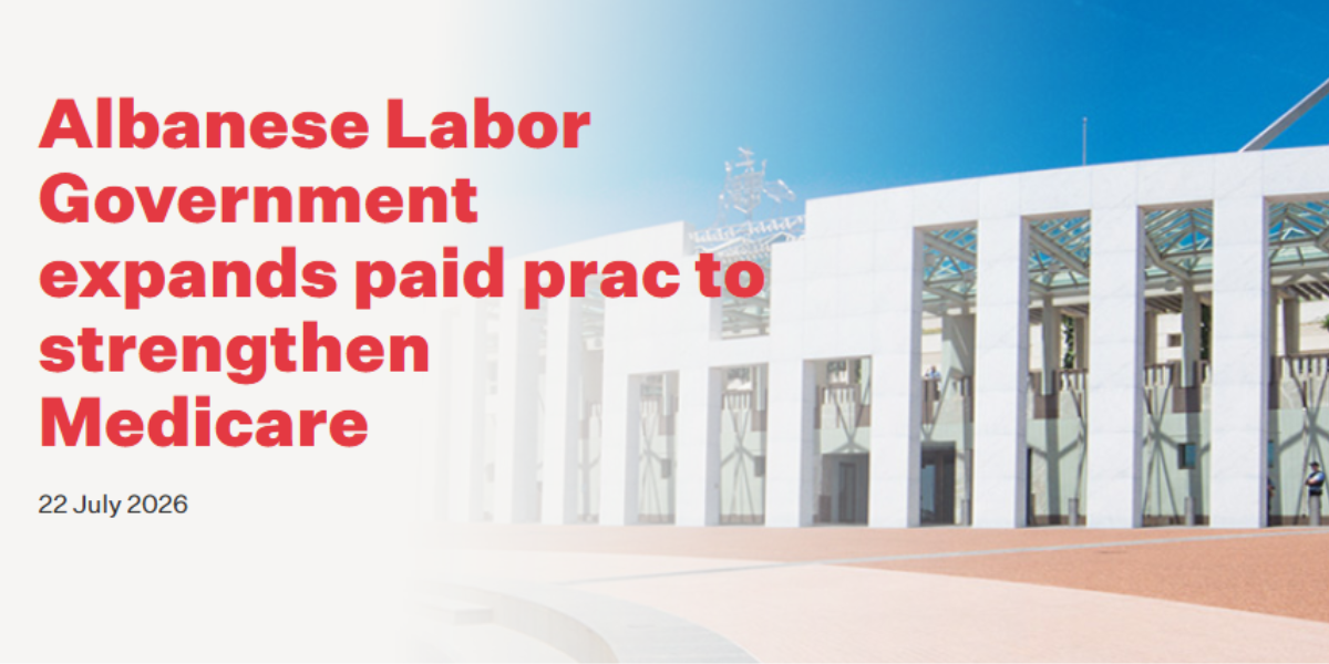 Albanese Labor Government expands paid prac Main Image
